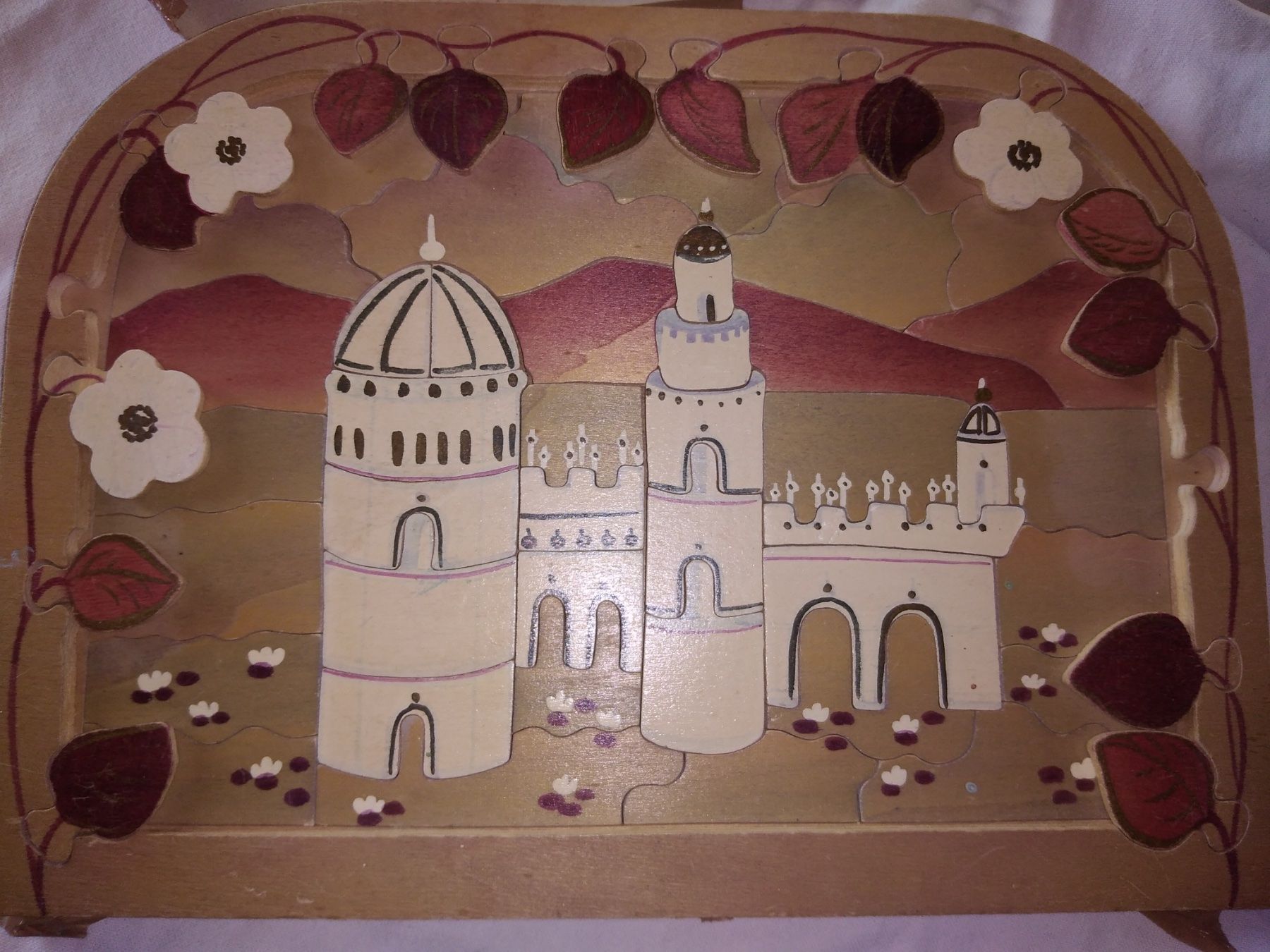 Puzzle: Holzpuzzle Schloss/ Dornröschen – Usato da Adetswil venduto da sni17