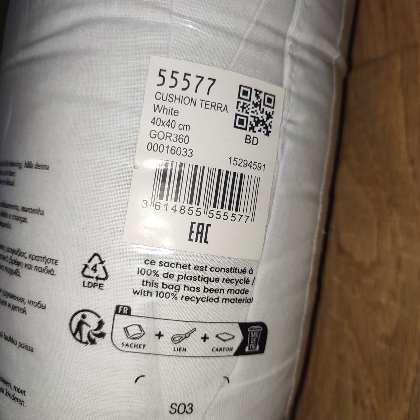 Cuscini: Neues LaRedoute Kissen 40x40cm aus Polyester – Nuovo e nell'imballaggio originale da Fislisbach venduto da AB-45-RAPPEN-SHOP 1