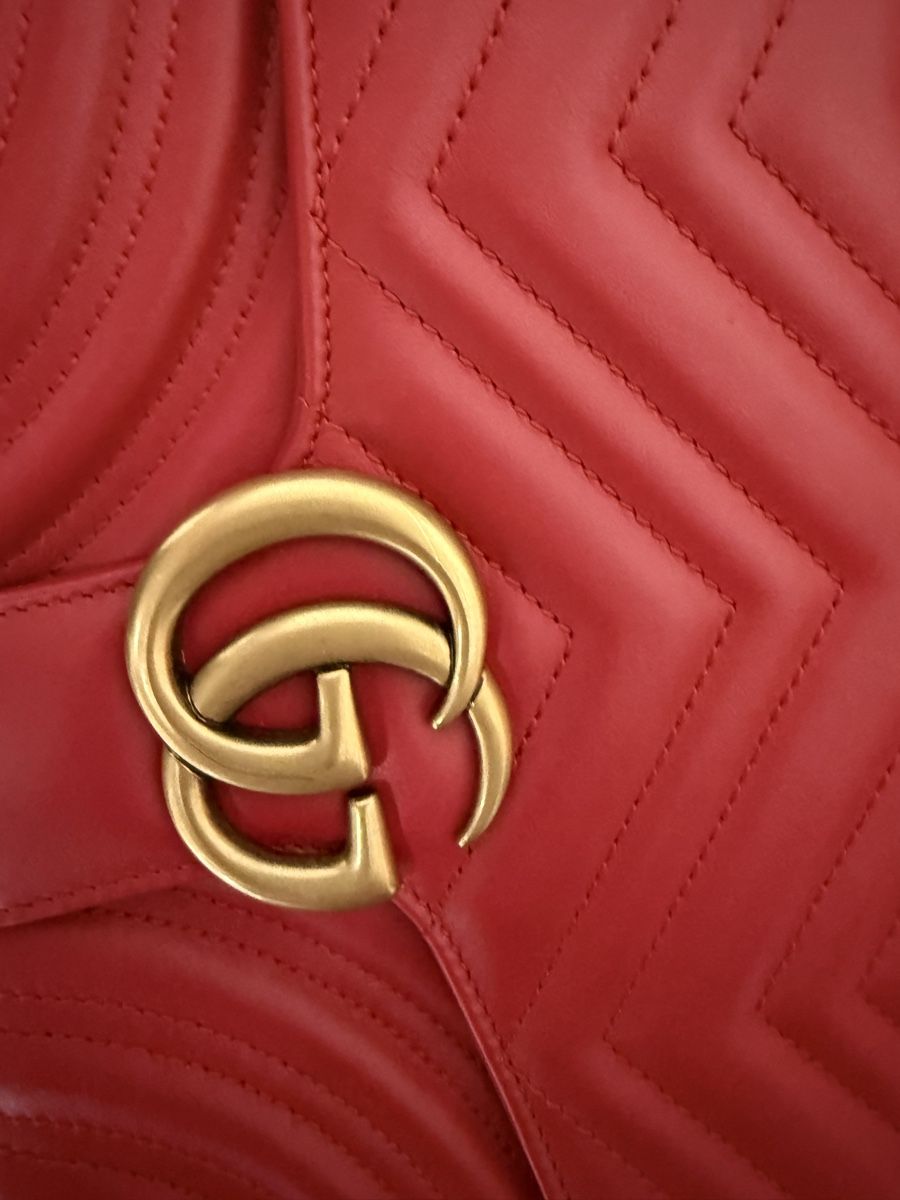 Gucci Borse da donna: Gucci Marmont Tasche rot – Usato da Dietwil venduto da schiwi 4