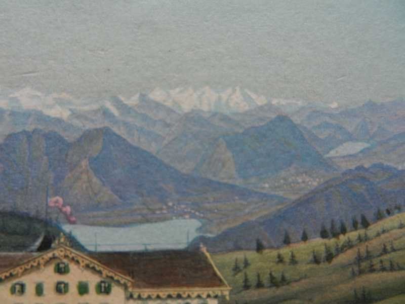 Gravures: Rigi Kulm cdv – D'occasion à Risch par Rischli15 8