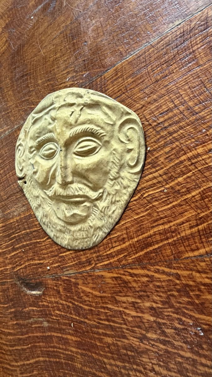 Masken: Goldmaske des Agamemnon Museumsreplik – Gebraucht aus Riedholz von Frettchen63 7