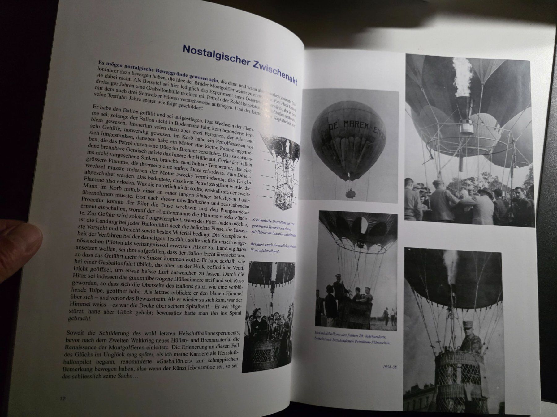 Libri: Abenteuer Heissluftballon - Kurt Rünzi - 2001 – Usato da Walterswil BE venduto da Lonitti 2