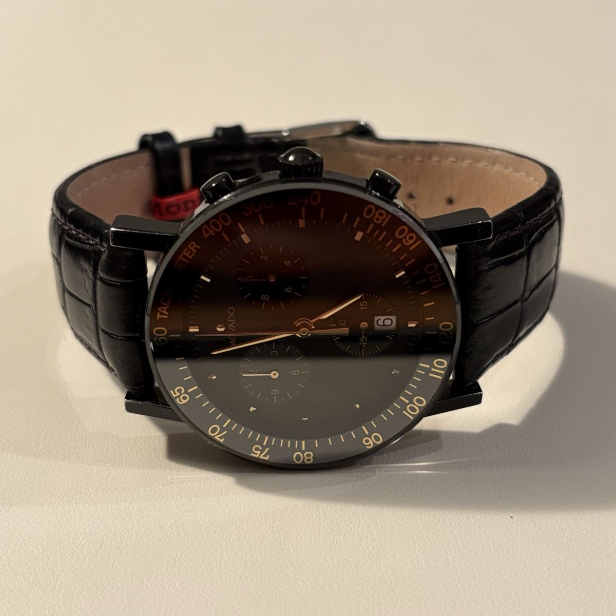 Movado Orologi: Movado Quarz Chronograph – Usato da Winterthur venduto da LaBodega 3
