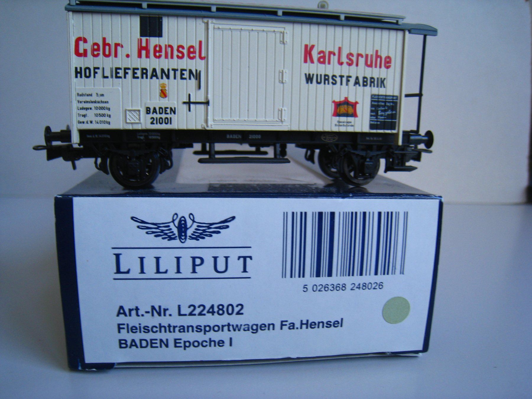 Liliput Modelleisenbahnen: Liliput Güterwagen-Set, 4 teilig – Gebraucht aus Buchs ZH von swiss-train 4