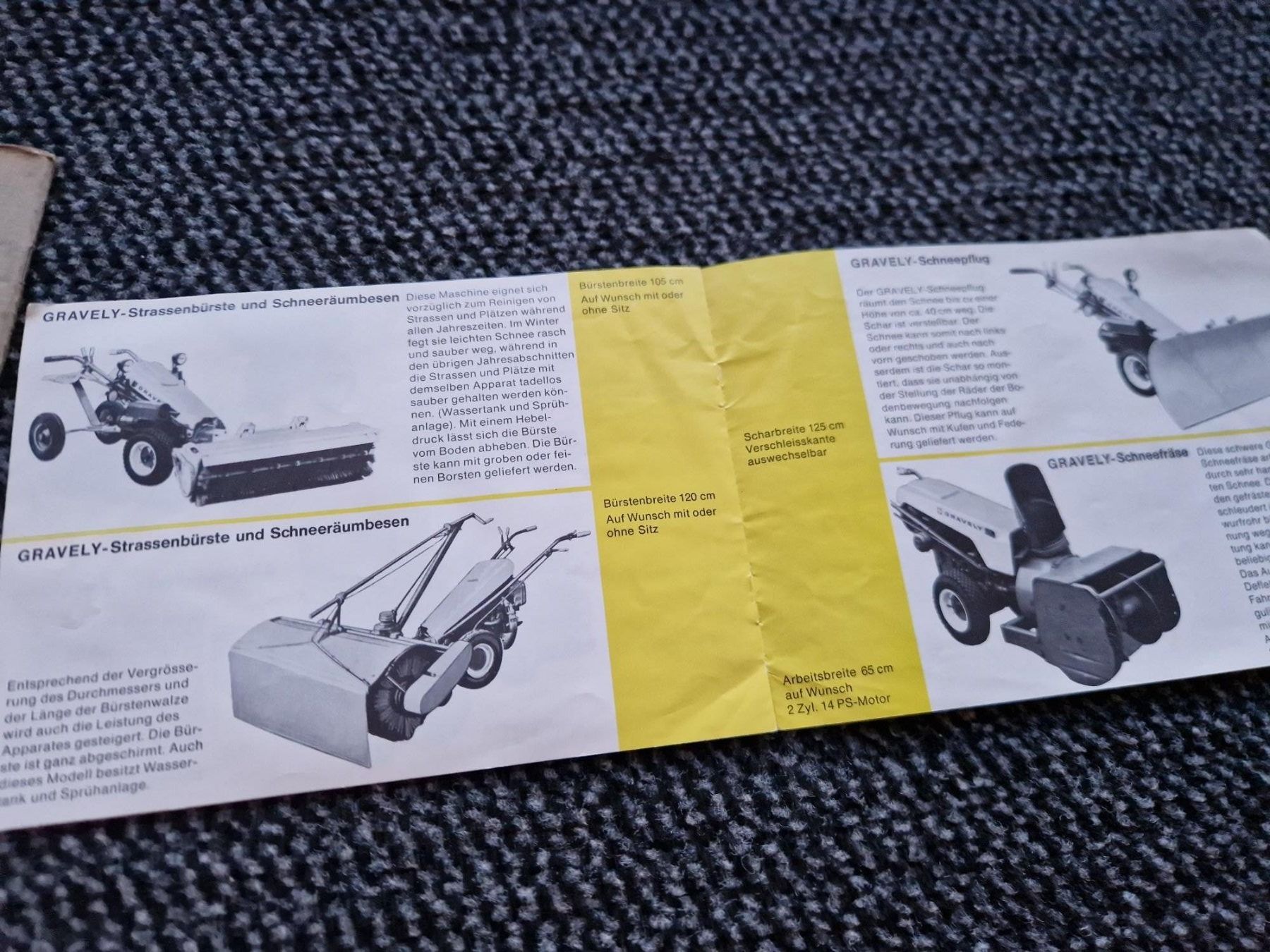 Traktoren: Original Unterlagen Gravely Tractor, Traktor Einachser – Gebraucht aus Dürnten von Bachtel84 5