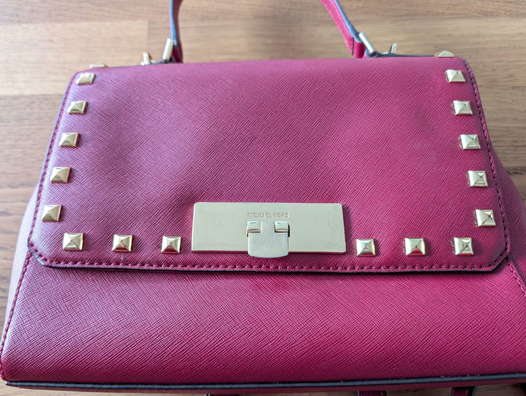 Michael Kors Borse da donna: Michael Kors Tasche - dark berry Farbe – Usato da Rüschlikon venduto da rosgm 1