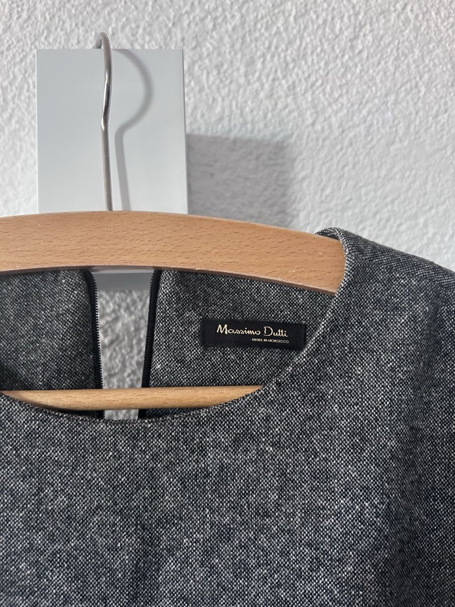 Massimo Dutti Vestiti: Kleid Massimo Dutti Wolle mit Seide grau Grösse 36 – Usato da St. Gallen venduto da jojan 1