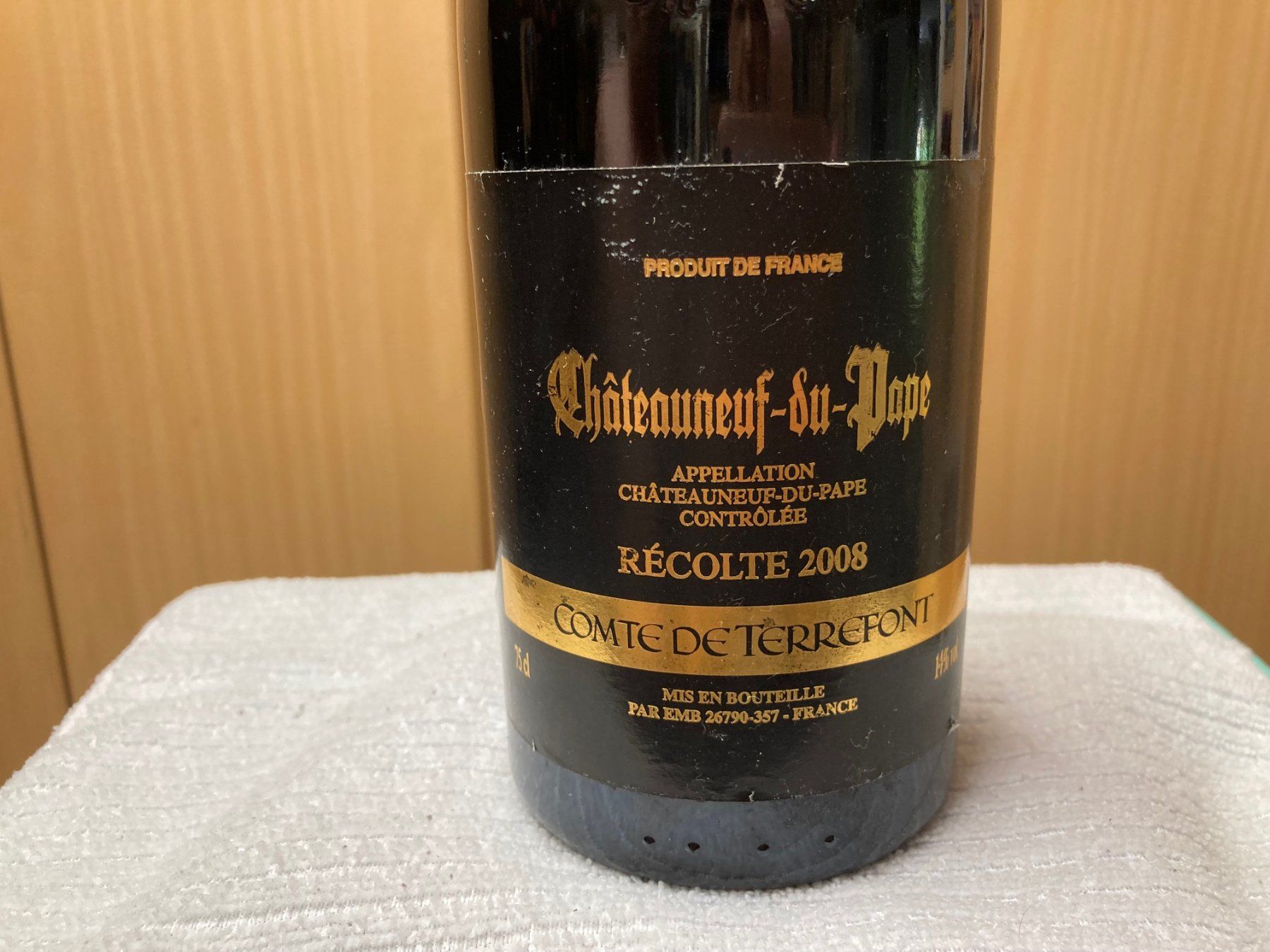 Vino: Château Neuf du Pape 2008 Comte de Terrefonte – Nuovo (secondo la descrizione) da Muttenz venduto da wyhaegli 1