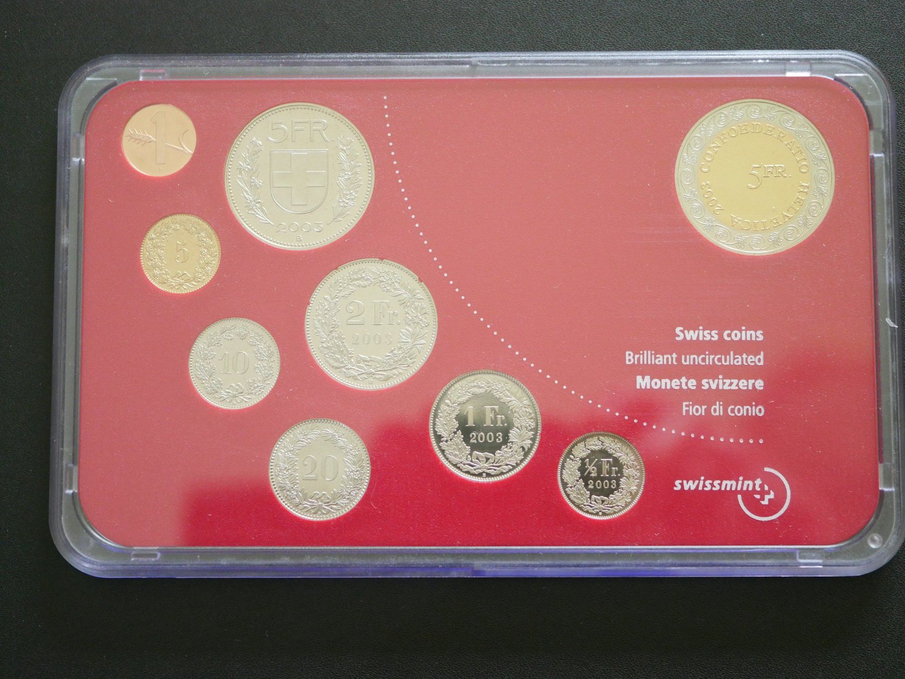 Tutti le monete: Münzsatz Chalandamarz 2003 stgl. ***TOP*** – Nuovo (secondo la descrizione) da Kreuzlingen venduto da Samson01 2