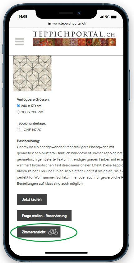 Tappeti: Trendiger Cubic Teppich in Taubengrau – Nuovo e nell'imballaggio originale da Eglisau venduto da Teppichportal 5