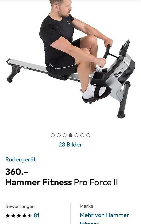 Hometrainer: Rudergerät / Rowing machine – Gebraucht aus Zürich von maradovan 2