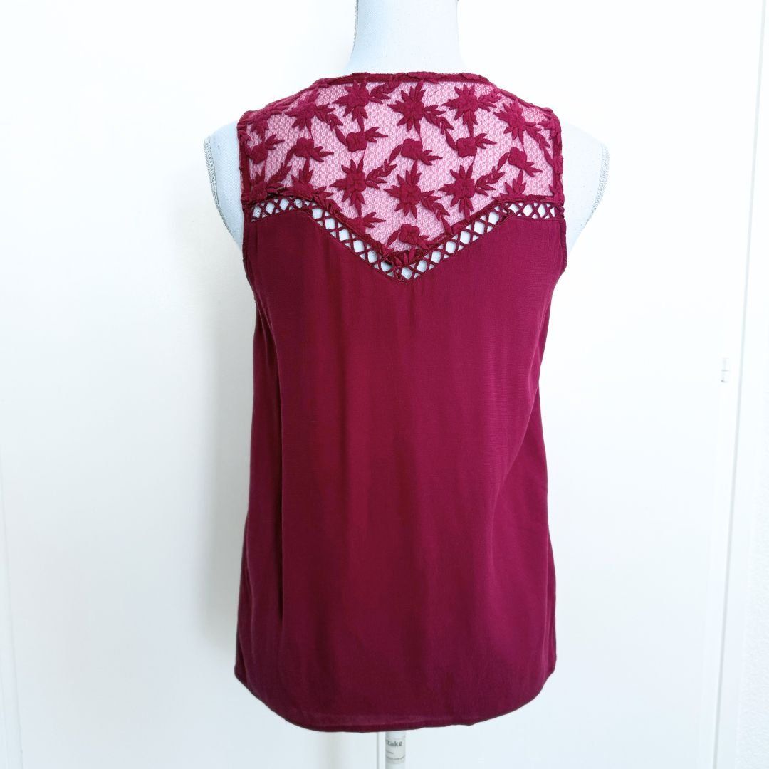 Nafnaf Tops: NAF NAF Top Rouge - Taille 34 – Gebraucht aus Vevey von secondlifevevey 2