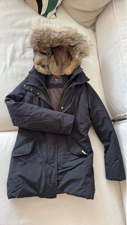 Woolrich Parka Black Size M with removable fur