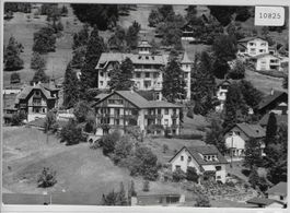 Flugaufnahme Weggis Hotel Alpenblick