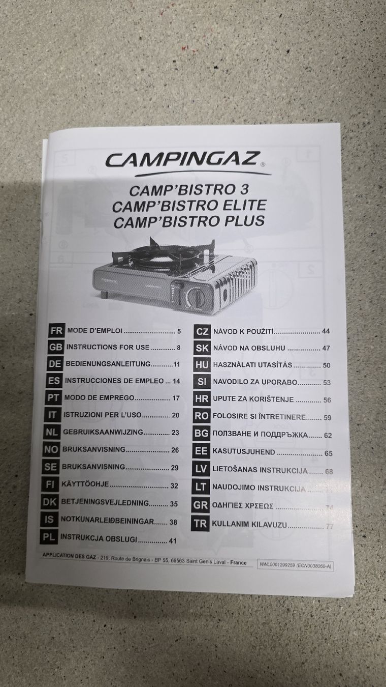 Griglie: Campingaz Camp Bistro Plus Gaskocher mit 2 Gaskartuschen – Usato da Aegerten venduto da R4iM0N 3