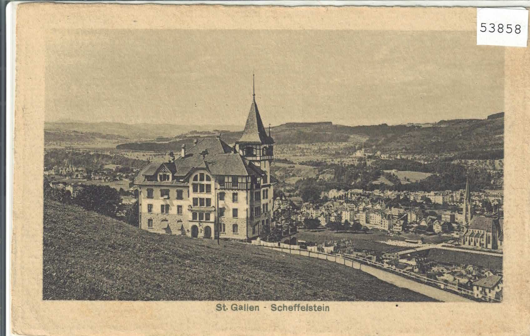 Ansichtskarten: St. Gallen - Scheffelstein – Gebraucht aus Ettingen von Kartenplanet