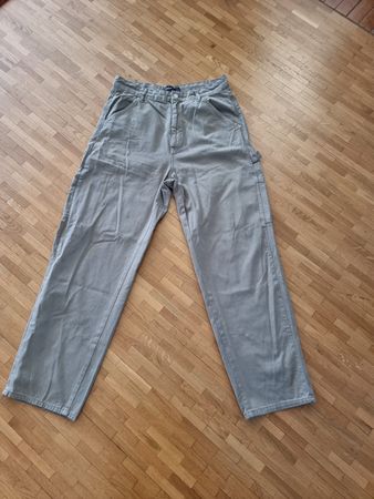 Pantalon Homme PULL&BEAR Kaki coton T42 suisse