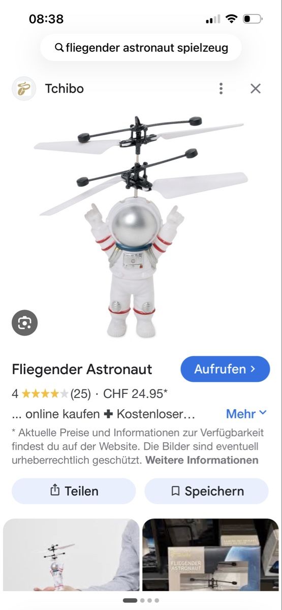 Giocattoli: Fliegender Astronaut NEU! – Nuovo (secondo la descrizione) da Uster venduto da Corina0111114 5