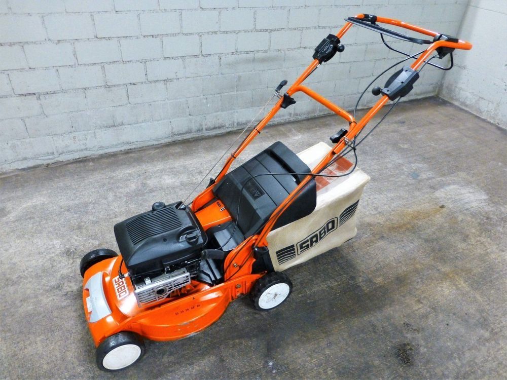 SABO RASENMÄHER 52cm 4 PS RARITÄT 2004, ALTE DAME Kaufen auf