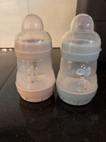 2x MAM Trinkflaschen 160ml gebraucht BPA frei