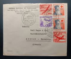 CHILE FIRMENBRIEF NACH DEUTSCHLAND 1961