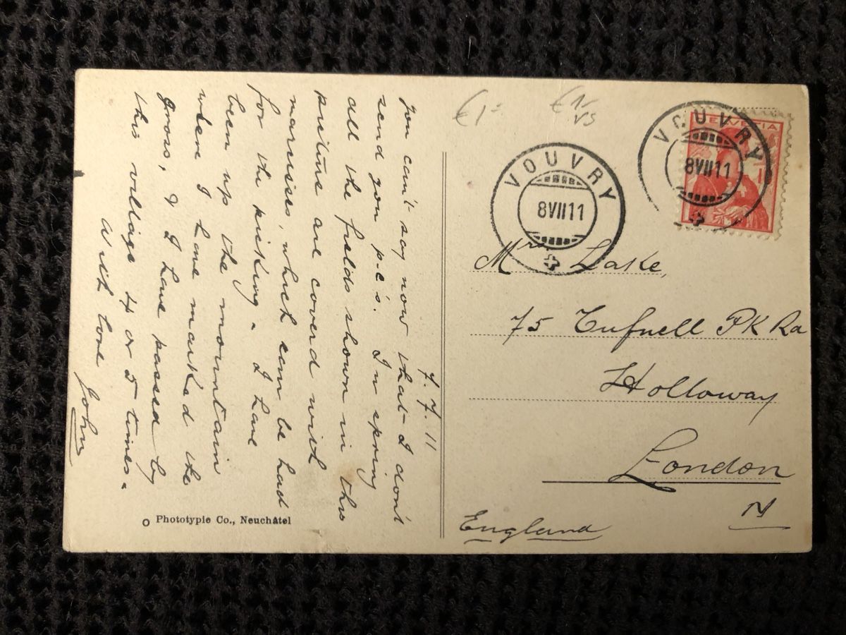 Cartoline postali: Ansichtskarte Les Avants Montreux – Usato da Näfels venduto da fritzjk 1