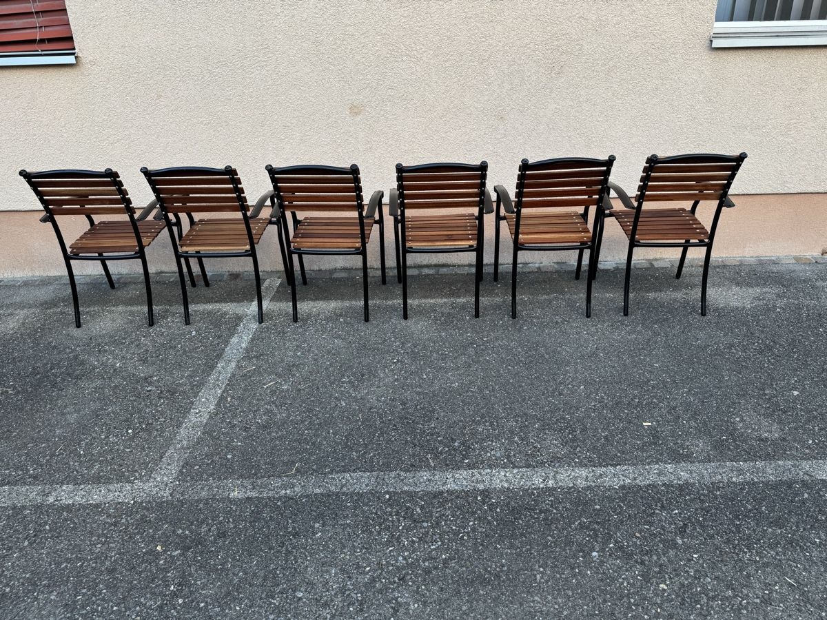 Sedie: 6 Gartenstuhl aus Teakholz – Usato da Gränichen venduto da onkel_xxl 5