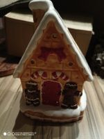 Weihnachtsbeleuchtung Lebkuchenhaus Weinacht