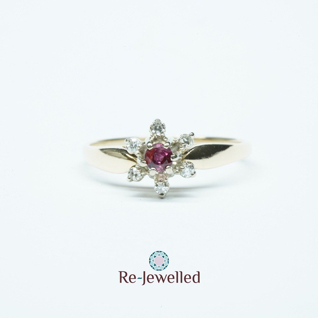 Anelli: Fingerring mit Rubin & Diamanten – Usato da Bülach venduto da Re-Jewelled 6