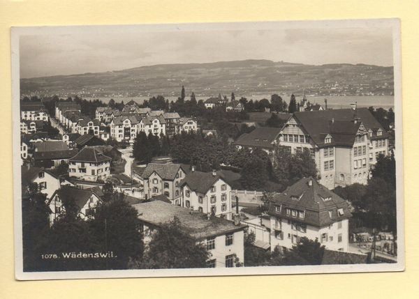 Cartoline postali: WÄDENSWIL Teilansicht – Usato da Jona venduto da philajona