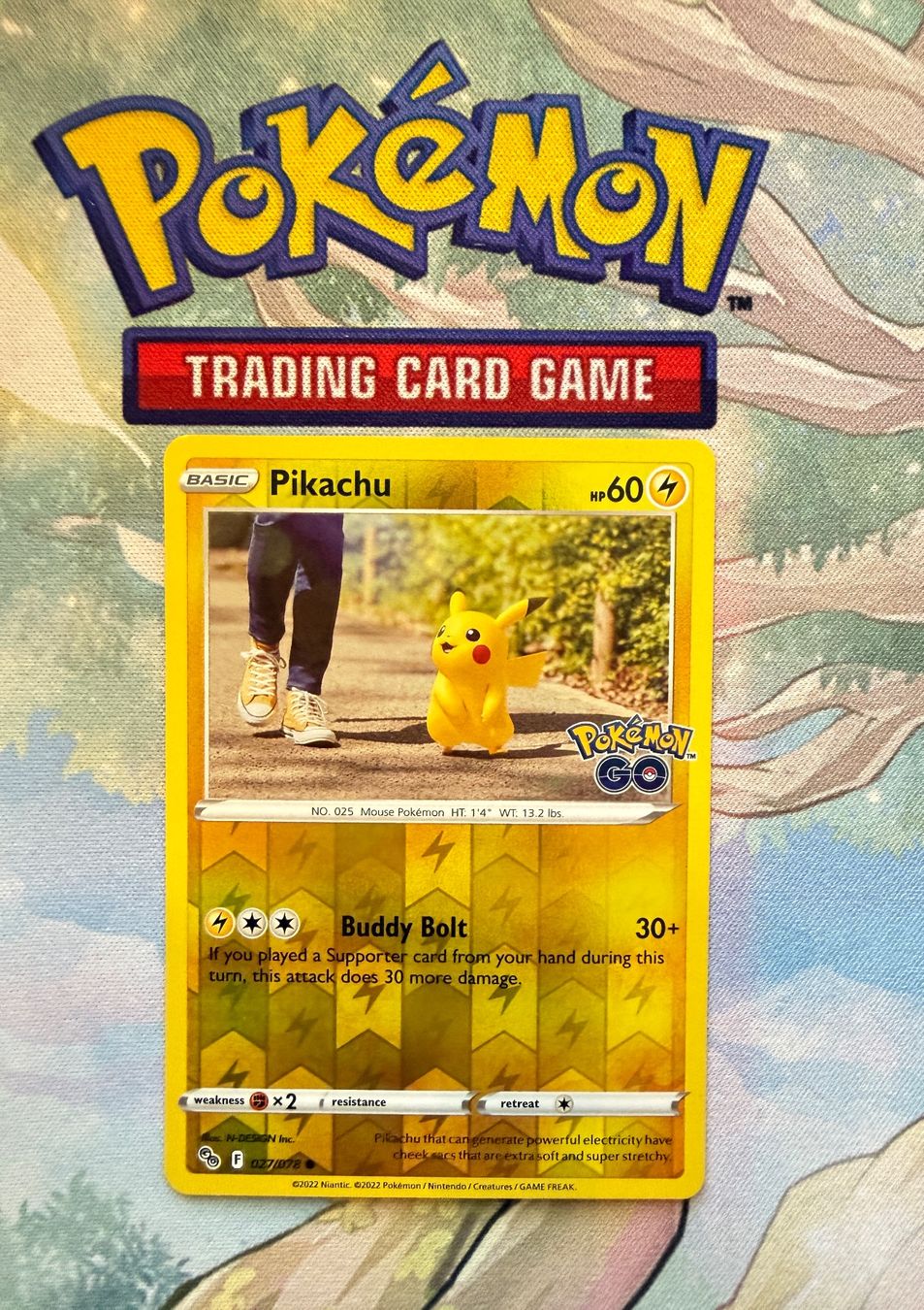 Cartoline: Pikachu (EN) Reverse Holo  Go 027/078 – Nuovo (secondo la descrizione) da Sempach venduto da R-G