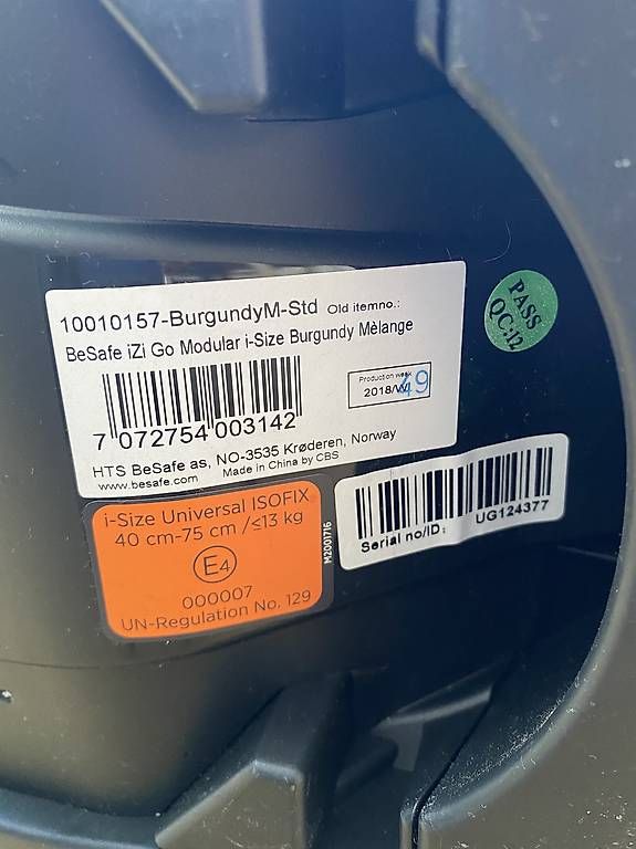 Seggiolini per auto: Kindersitz Babysitz BeSafe IZI Go Modular mit Basisstation – Usato da Horgen venduto da milkandsugar_23 3