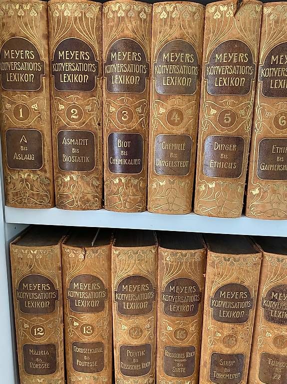 Libri: Meyers Konversations-Lexikon 1895 – Usato da Binningen venduto da peter.binningen