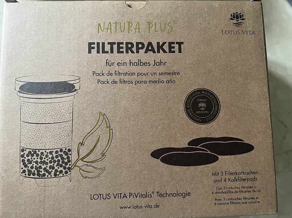 Sanitari: Glas Filter Kanne mit nachfüllbaren Filterpaket  – Usato da Zürich venduto da Sofmas 3