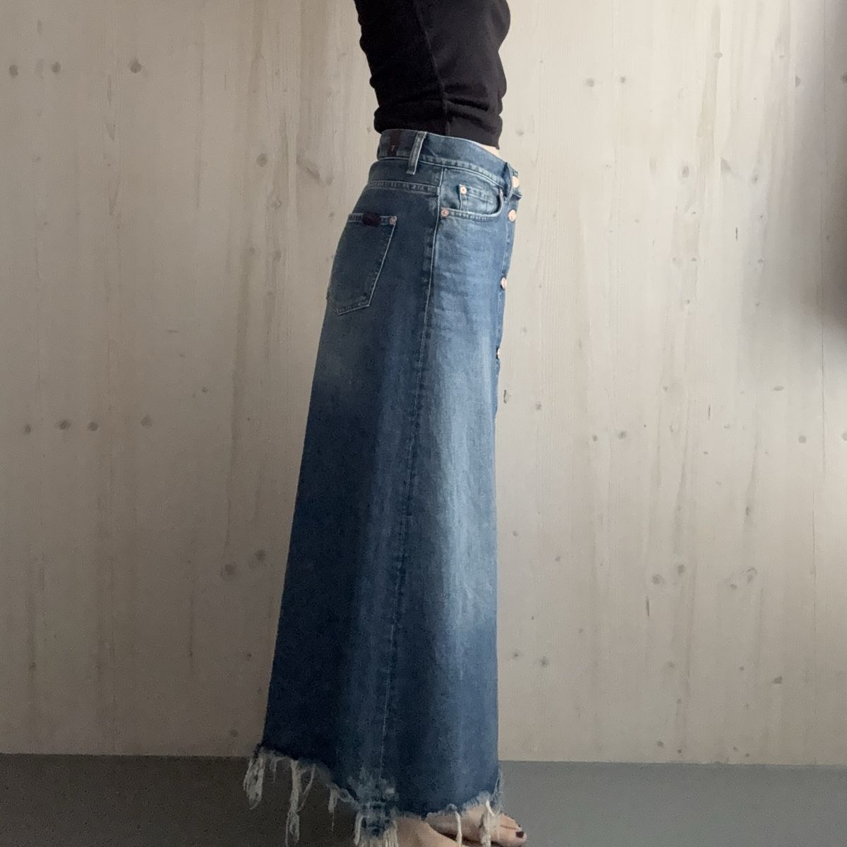 Mankind Röcke: 7 For All Mankind Maxi Jeansrock  Gr. 25 – Neu (gemäss Beschreibung) aus Basel von Magali82 6