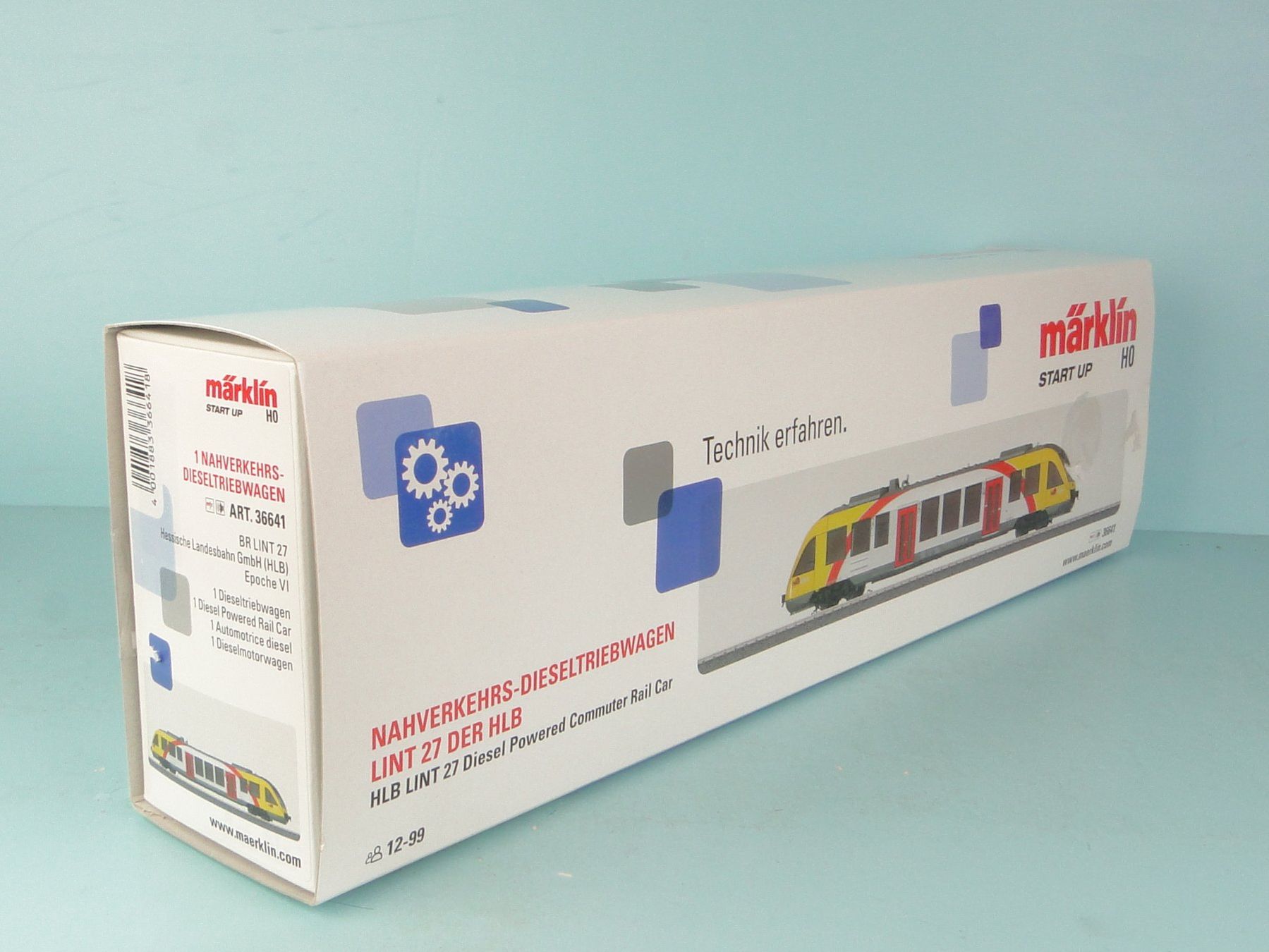 Märklin Modellini di ferrovie: Märklin leerer Karton BR LINT 27 – Usato da Bülach venduto da cann11 1