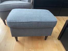 IKEA STRANDMON repose pieds gris