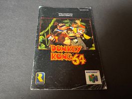 ANLEITUNG FÜR DONKEY KONG 64 NINTENDO 64