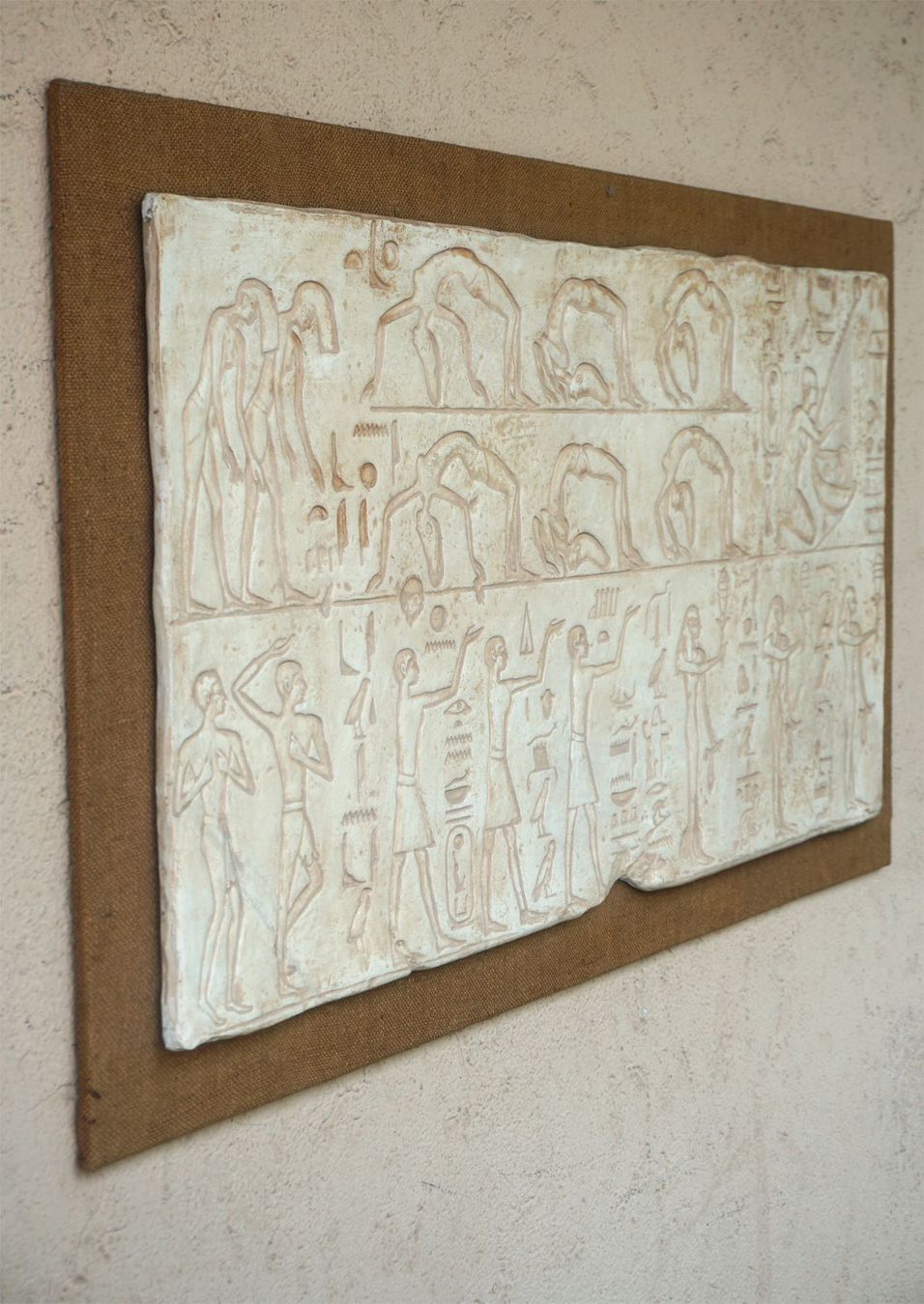 Poster & Bilder: grosses Gips-Bild mit Ägyptischen Szenen – Gebraucht aus Meggen von Trouvaillen 1
