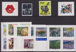 2022, unvollständige Jahresserie +Ersttags-Halbmond-Stempel.