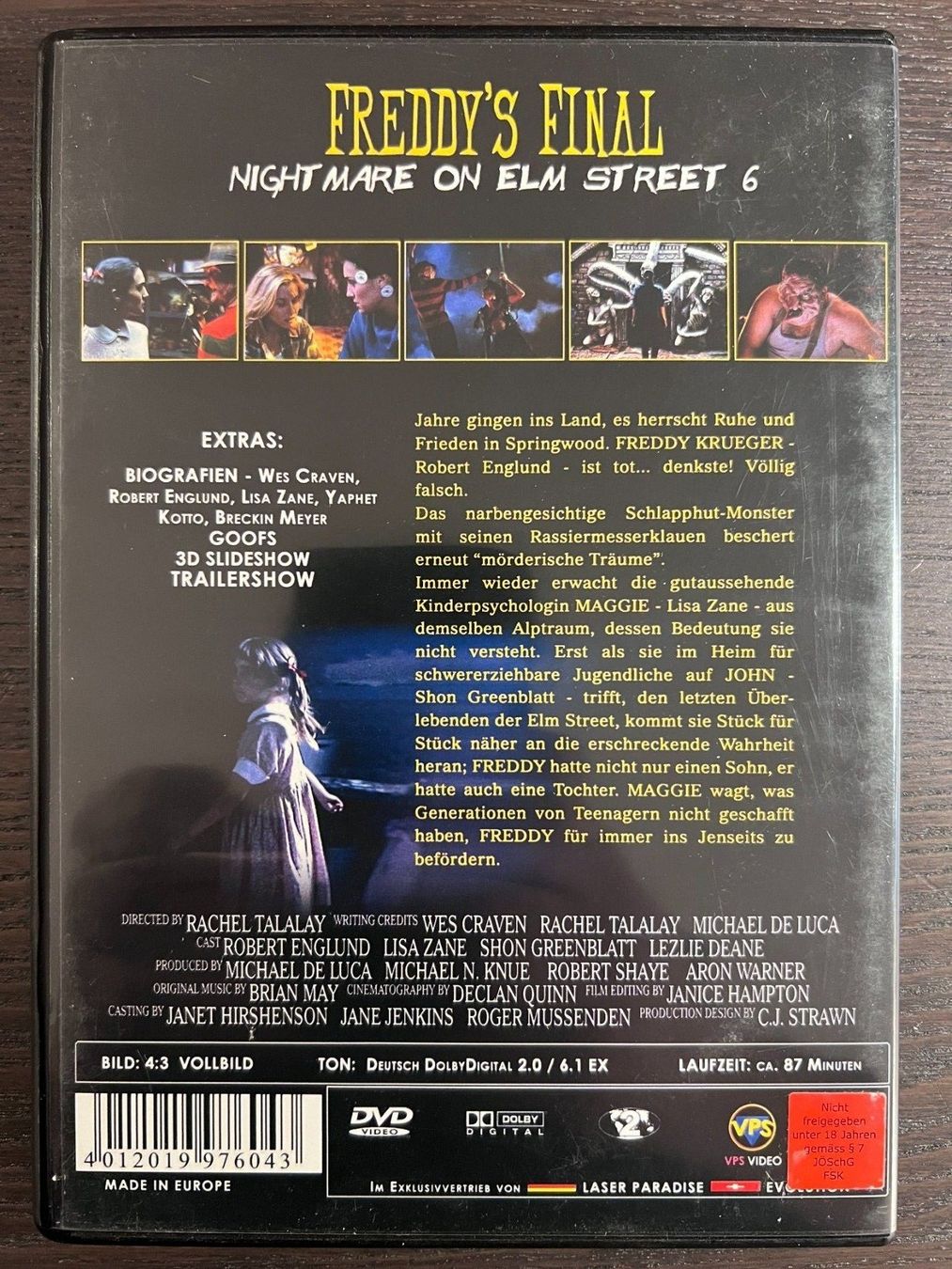 Alle DVDs: Freddy's Final - Nightmare on Elm Street 6 – Gebraucht aus Zürich von FilmFreunde 1