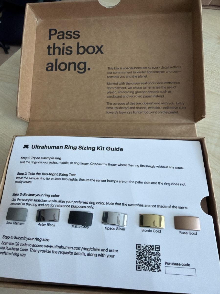 Ringe: ULTRAHUMAN AIR Ring Sizing Kit – Gebraucht aus Goldau von Henggi88 2