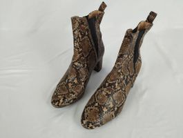 H&M Schlangenmuster Stiefel Gr. 38