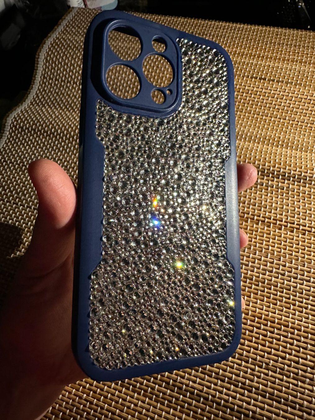 Cover & Protezioni schermo: Luxury 360 Full Body Front+Back Navy Blue, iPhone 14 Pro Max – Nuovo e nell'imballaggio originale da Genève venduto da AGBERG