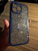 Luxury 360 Full Body Front+Back Navy Blue, iPhone 14 Pro Max