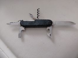 Steingriffschalen Victorinox Spartan Offiziersm. Vintage