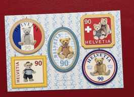 100 JAHRE TEDDYBÄR TEDDY 1054 - 1058 2002** POSTFRISCH