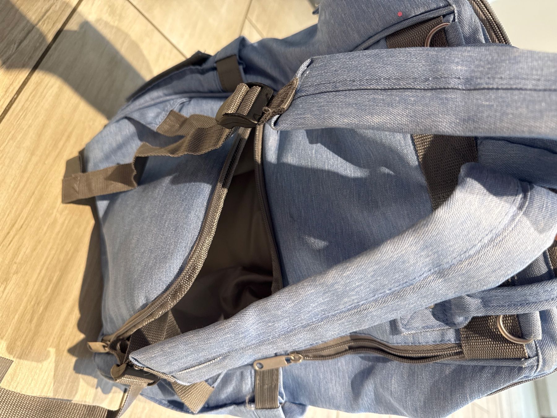 Zaini: Wickelrucksack von Petite Star hellblau – Usato da Gelterkinden venduto da Familienferien 6