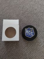 HC La Chaux de Fonds Puck mit Verpackung von Burger King 