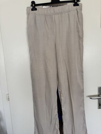 Pantalon d'été H&M taille M - , beige décontracté